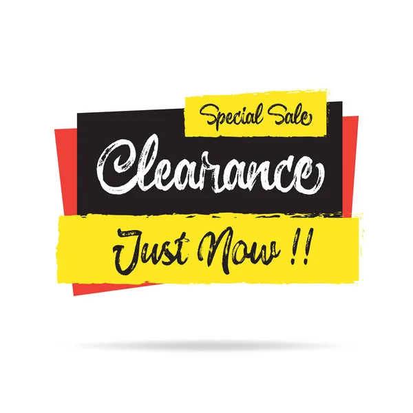 Diseño de encabezado Super Sale Clearance para banner o póster. Venta — Vector de stock