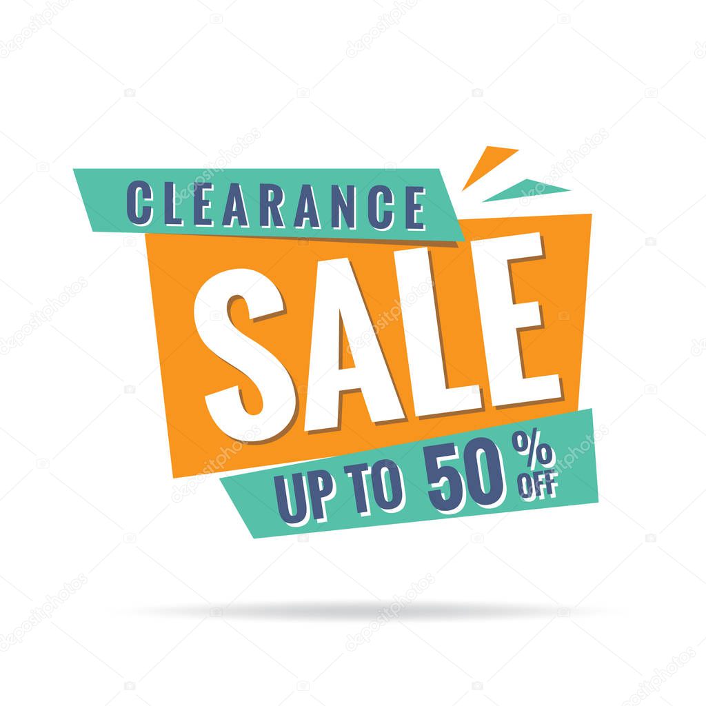 Vol. 3 Clearance Sale green orange 50 percent heading design for