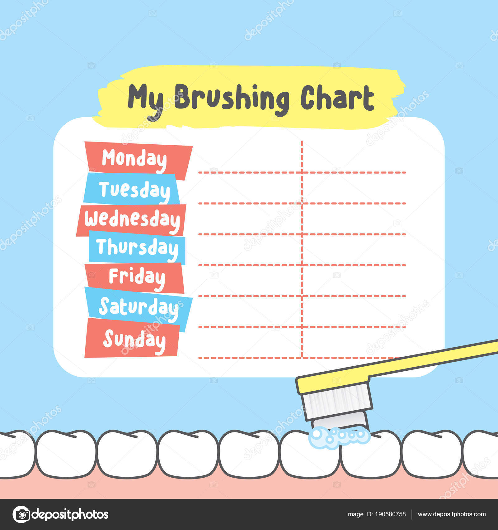 Teeth Cleaning Chart Free