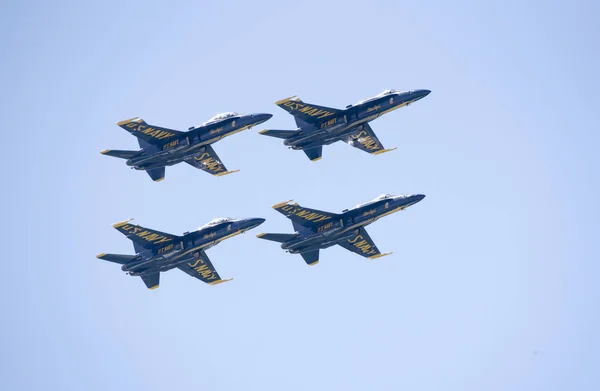 Military jets flying in formation