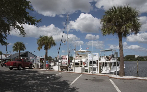 Marina in Tarpon Springs Florida Usa — Stockfoto