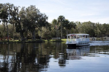 Vapuru Volusia County Florida ABD St Johns nehre geçişi