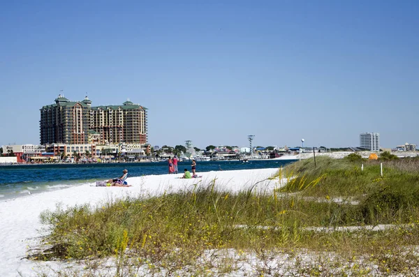 Playa de arena en Destin Florida US — Foto de Stock