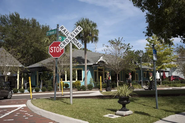 Scoot de gira en Mount Dora Florida EE.UU. — Foto de Stock