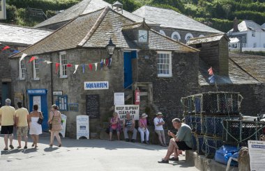 Bağlantı noktası Isaac Cornwall İngiltere'de İngiltere'de küçük bir sahil kasabası