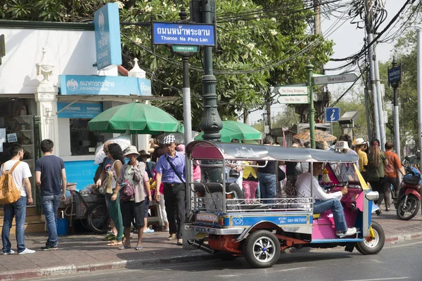 Tuk Tuk-Taxi in Bangkok Thailand — Stockfoto