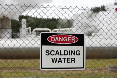 Wairakei jeotermal elektrik santrali Taupo Yeni Zelanda