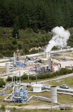 Jeotermal elektrik santrali Yeni Zelanda
