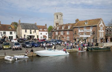 Wareham Dorset kasaba üzerinde nehir Frome İngiltere İngiltere