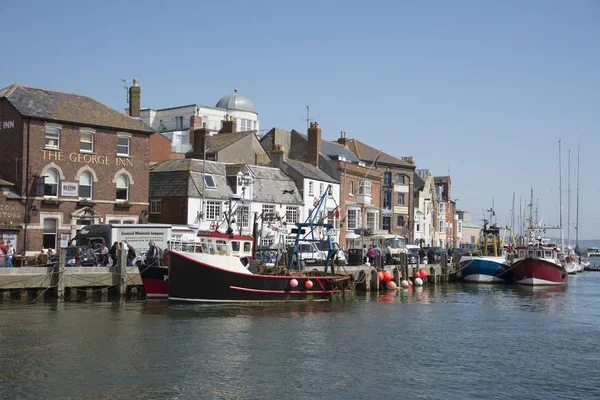 Weymouth porto sul da Inglaterra Reino Unido — Fotografia de Stock