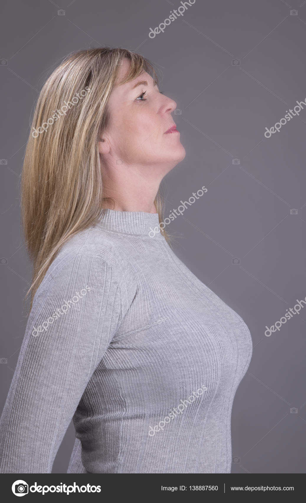 women wearing tight sweaters