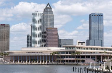 Tampa Convention Center Tampa Bay Florida ABD sahildeki