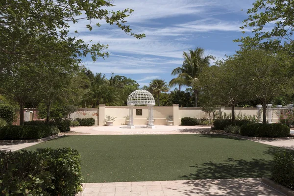 Miejsce ślubu w Florida Botanic Gaden Fl Usa — Zdjęcie stockowe