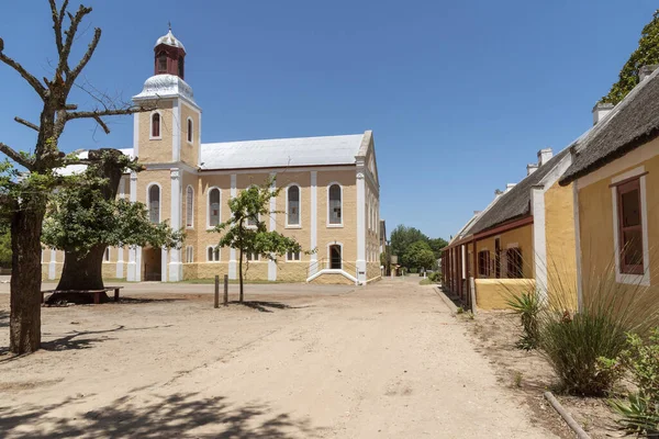 Genadendal Overberg Batı Burnu Güney Afrika Tarihi Kasabanın Merkezi Bahçe — Stok fotoğraf