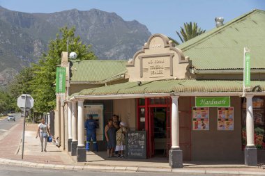 Greyton, Overberg, Batı Burnu, Güney Afrika. Aralık 2019. Greyton şehir merkezi Garden Route 'da küçük bir kasaba.
