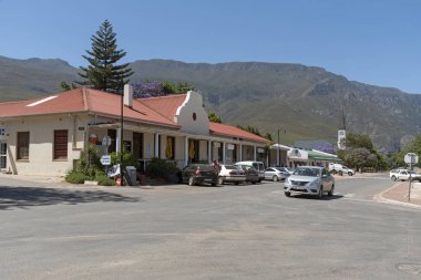 Greyton, Overberg, Batı Burnu, Güney Afrika. Aralık 2019. Greyton şehir merkezi Garden Route 'da küçük bir kasaba.
