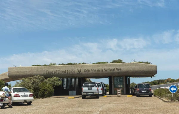 好望角 西开普省 2019年12月 南非好望角的桌山国家公园入口 — 图库照片