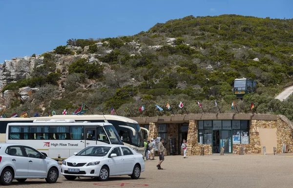 Cape Point Western Cape Sydafrika Beslut 2019 Turbussar Och Besökare — Stockfoto