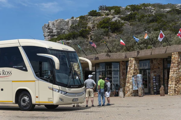 Cape Point Western Cape Sydafrika Beslut 2019 Turbussar Och Besökare — Stockfoto