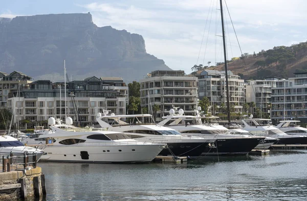 Città Del Capo Sudafrica Dicembre 2019 Yacht Lusso Proprietà Sul — Foto Stock