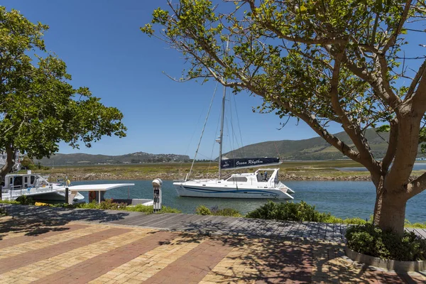 Thesen Island Knysna Western Cape Sudáfrica 2019 Barcos Recreo Río — Foto de Stock