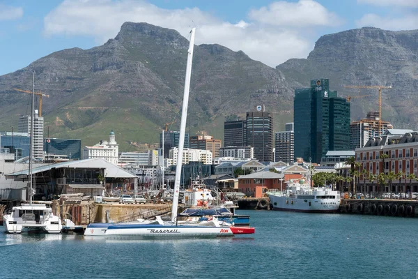 Ciudad Del Cabo Sudáfrica 2019 Área Alfred Basin Paseo Marítimo — Foto de Stock