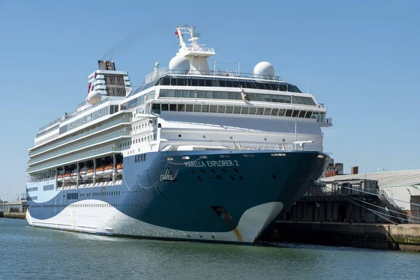 Southampton England Großbritannien 2020 Das Kreuzfahrtschiff Marella Explorer Lag Während — Stockfoto