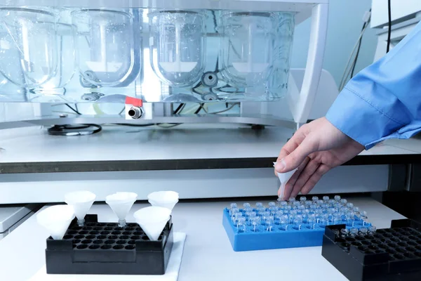 Autonoma Löslighet Testare Oäkta Upplösningen Tabletten Mänskliga Magen Vetenskaplig Forskning — Stockfoto