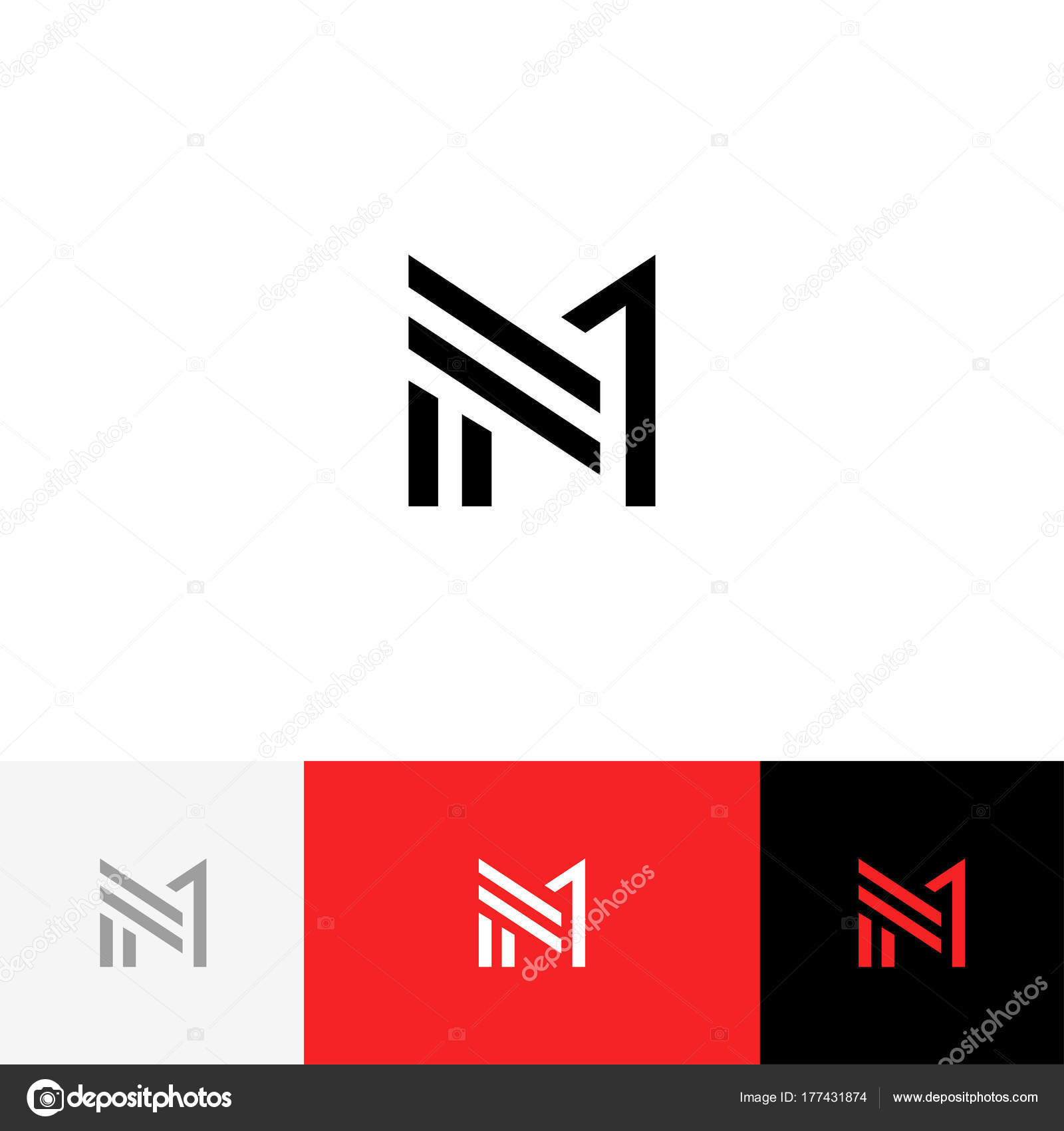 M 1 Vector Logo Logotype Icon Symbol Sign From Letters M And One Vector Image By C Janis S Vector Stock M 1 Vector Logo Logotype Icon Symbol Sign From Letters M And One Vector Image By C Janis S Vector Stock