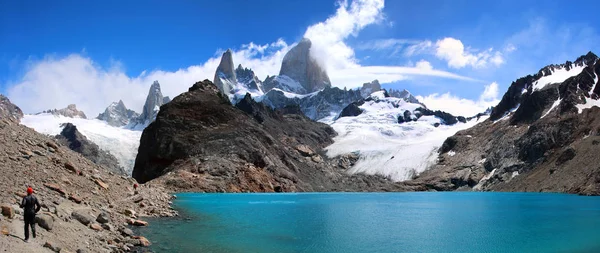  Üç gölünde çalıştıran (El Chalten)