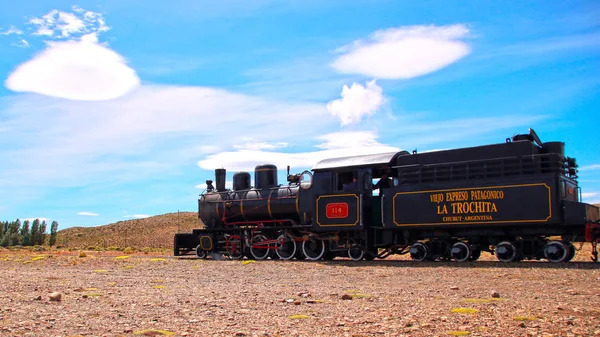 La Trochita - stary patagoński Zdjęcie Stockowe