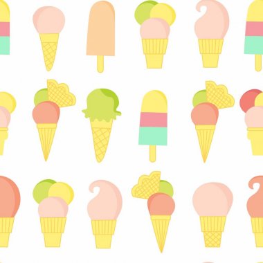 Tatlı dondurma ile Seamless Modeli