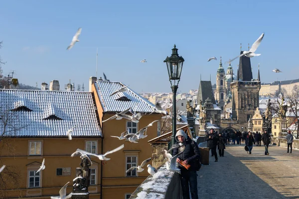 Winter in Praag — Stockfoto