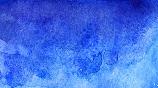 Akvarell kék ég víz hely galaxis absztrakt háttér — Stock Fotó