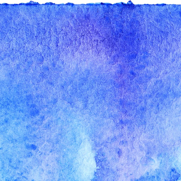 Watercolor blue sky water space galaxy abstract background — Stock Photo, Image