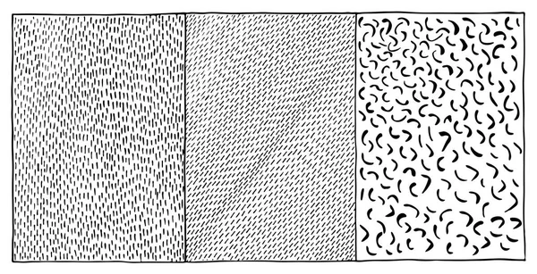 抽象的な黒と白のモノクロ インク ストロークのテクスチャ背景のベクトル — ストックベクタ