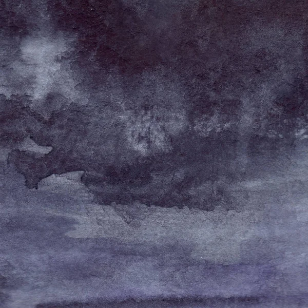 水彩海军蓝色黑灰色灰色雨湿的沥青纹理背景 — 图库照片