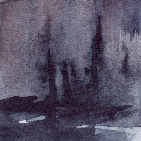 Suluboya lacivert siyah gri gri yağmur ıslak asfalt doku arka plan