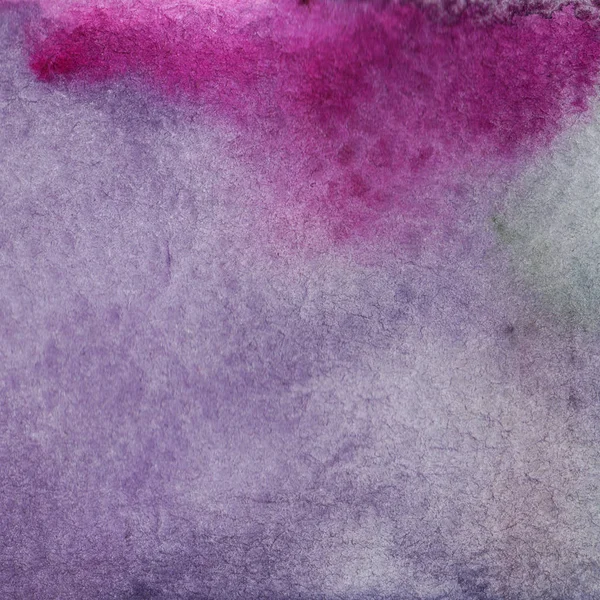 Акварель лиловый фиолетовый фиолетовый лаванды зеленый абстрактный бумажный фон текстуры — стоковое фото