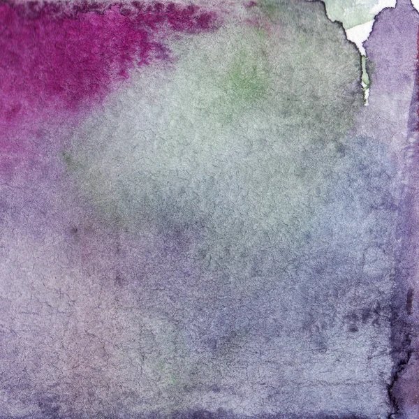 Aquarell Flieder violett lila Lavendel grün abstrakt Papier Textur Hintergrund — Stockfoto