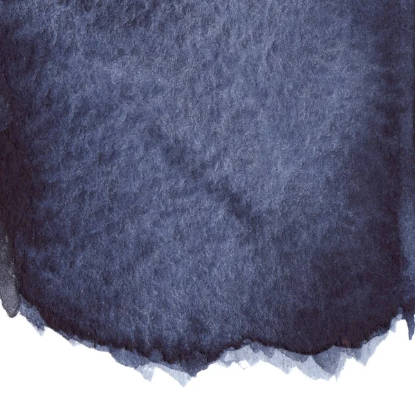 Acuarela azul marino muestra textura telón de fondo — Foto de Stock
