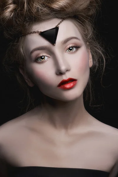 Young woman with make-up — Stock Photo, Image
