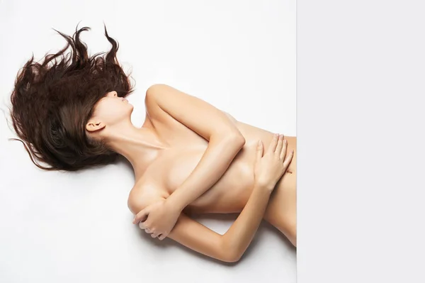 Naken sexig kvinna — Stockfoto