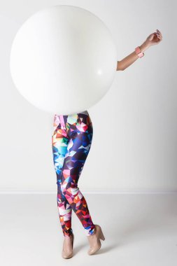 Kız bir ball.fashion sanat fotoğraf