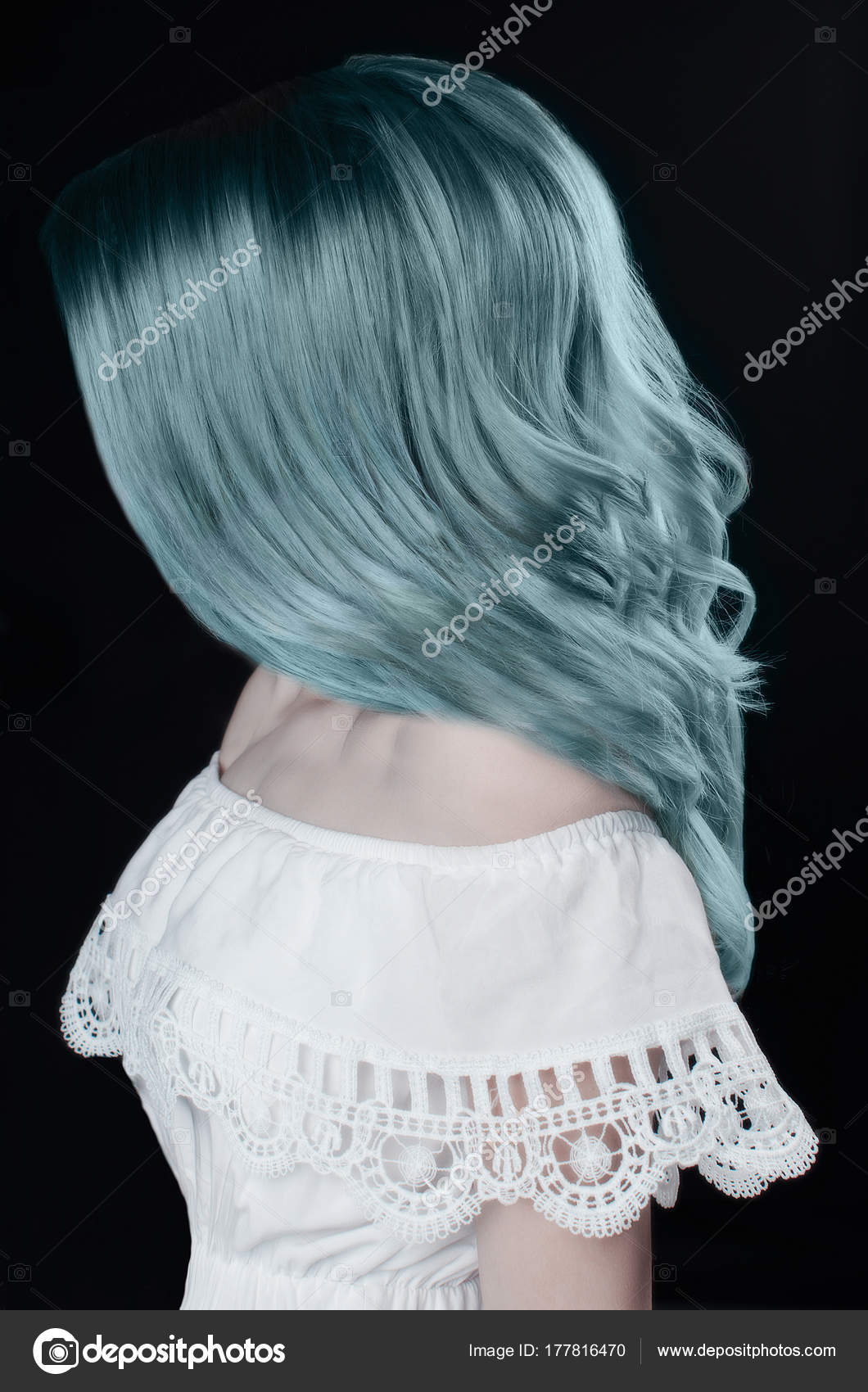 Imágenes Del Cabello Pintado Chica De Pelo Pintado De