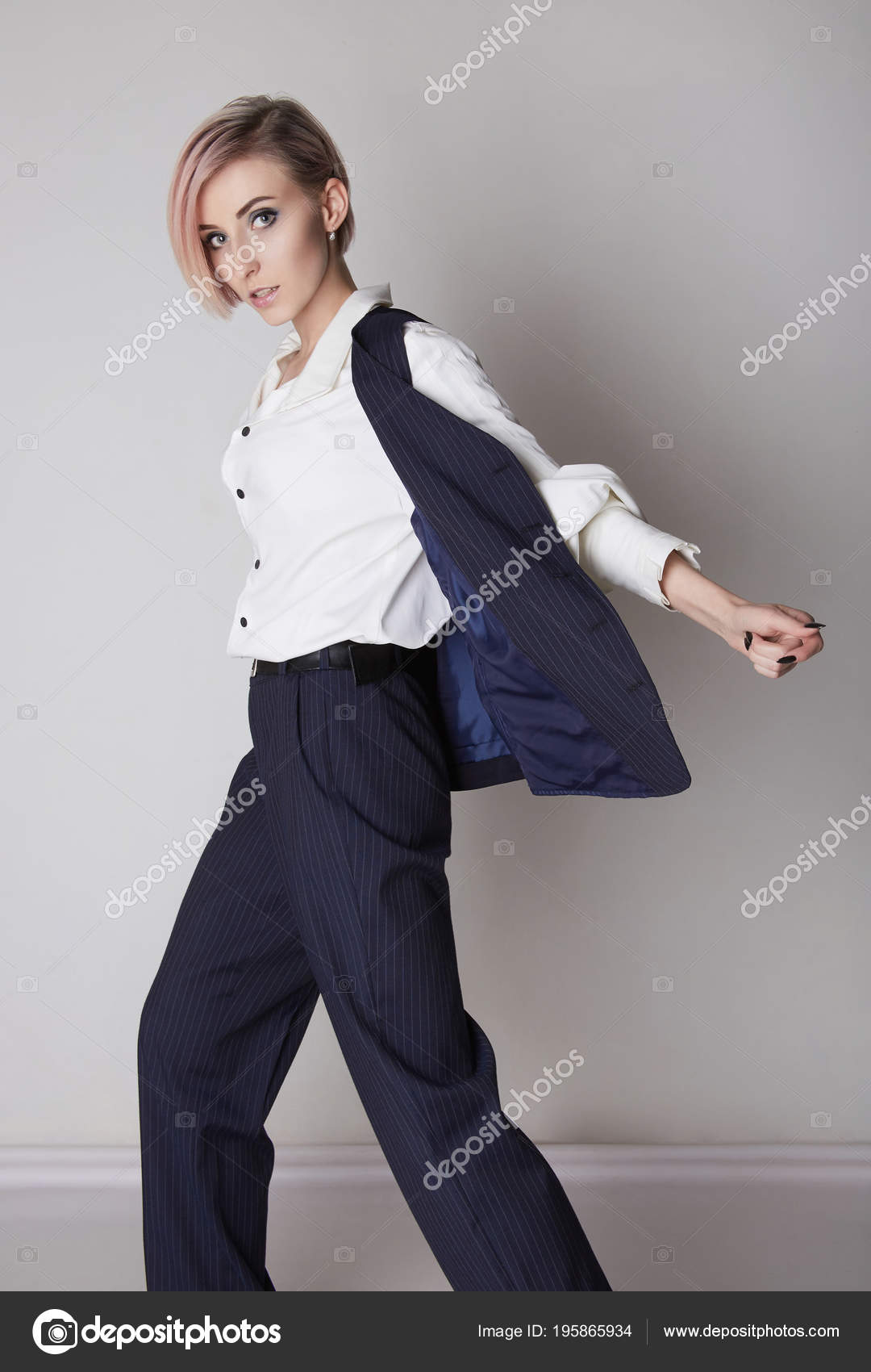 girl trouser suit