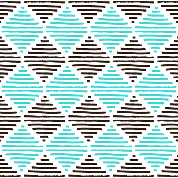 Απλό γεωμετρικό μοτίβο. Καφέ, ανοιχτό μπλε και λευκά χρώματα. VI — Διανυσματικό Αρχείο