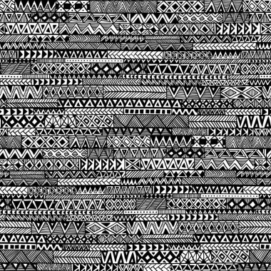 Kusursuz siyah ve beyaz desenli. Patchwo ile elle çizilmiş süs.