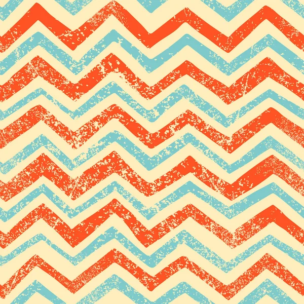 Απρόσκοπτη ριγέ κυματοειδές μοτίβο. Διακοσμητικό πινέλου Zigzag. Χαριτωμένο απλό. — Διανυσματικό Αρχείο