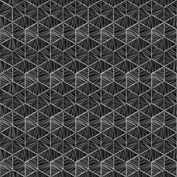 Bestickte Geometrische Ornamente Schwarze Flecken Auf Weißem Hintergrund Handgemacht Sticken — Stockvektor